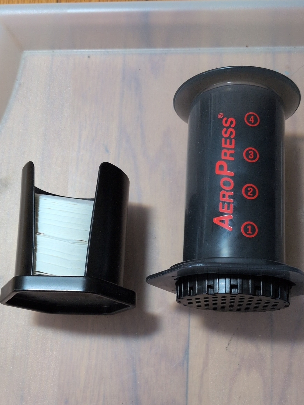 Black Coffee Maker Plunger - Brewing Accessory